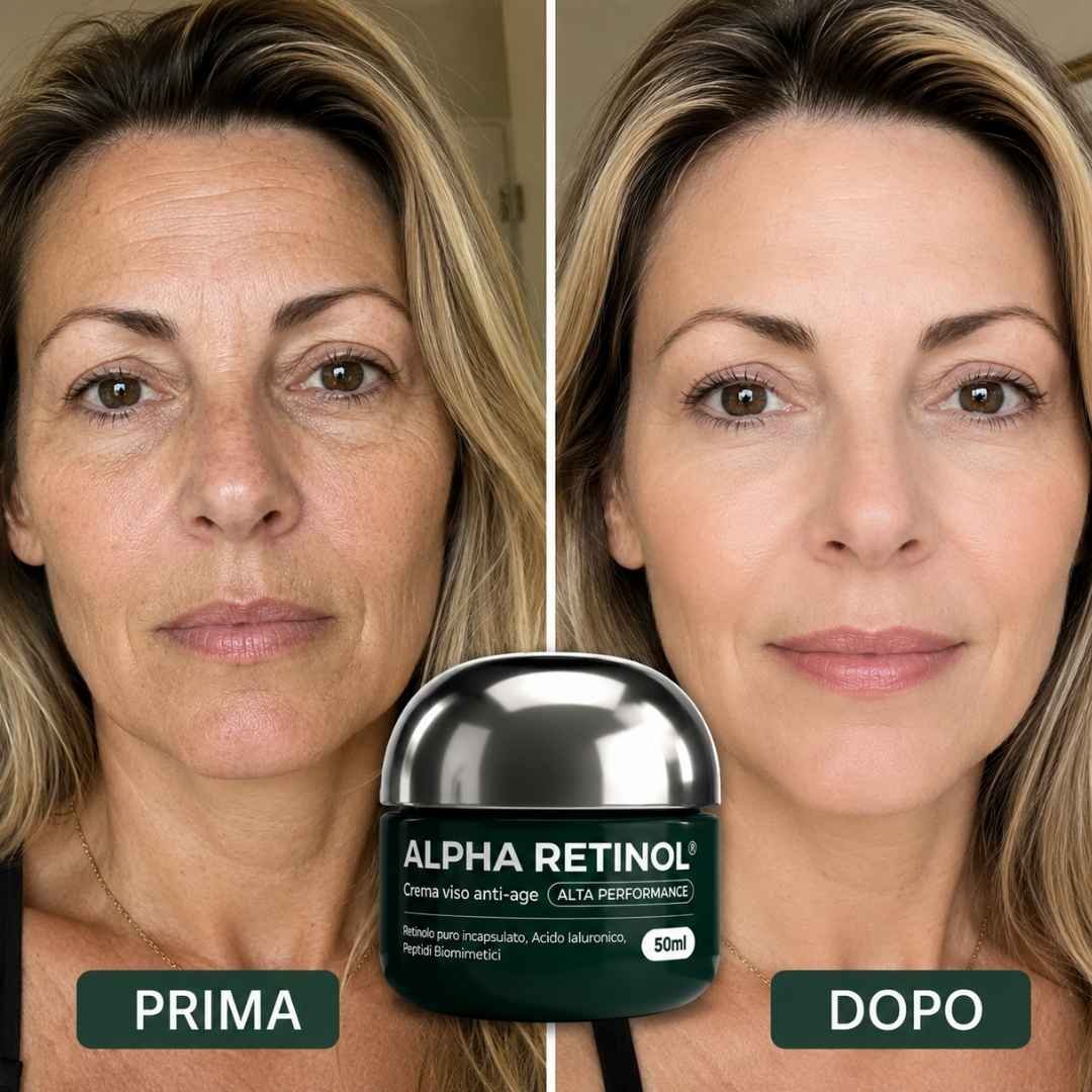 Prima e dopo Alpha Retinol 1